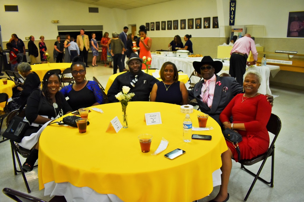 Mrs. Sarah Bates, Mrs. Bonita Campbell, Executive Advisor to the President, Mrs. Jacque Monroe and Mrs. Pam Russell, Mr Charles Hood, Assistant Sports Director.